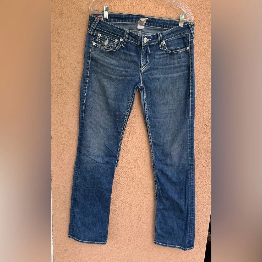 True  Religion Section Billy Men's Size 32 Blue Denim Straight Seat Jeans